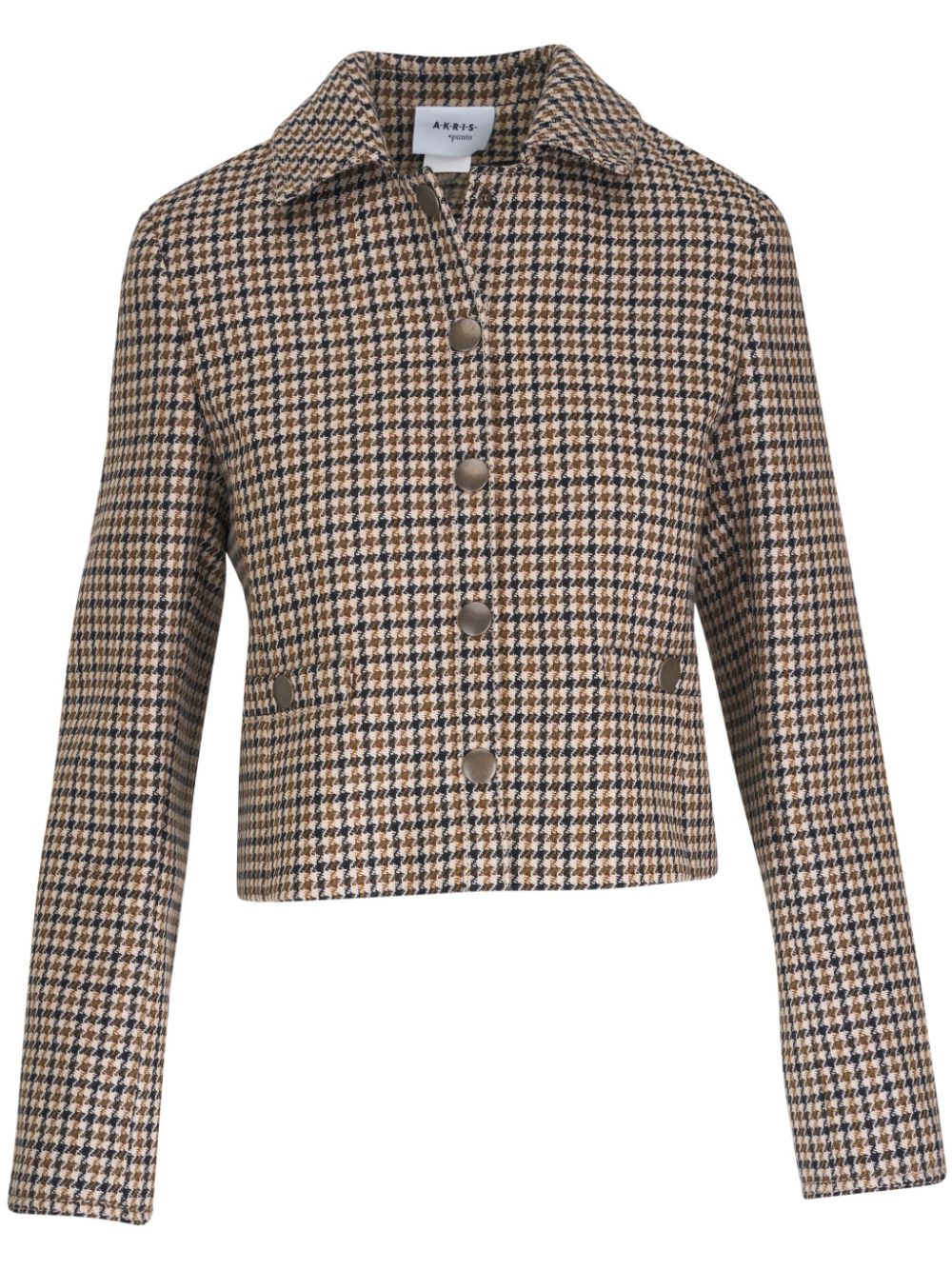 Akris Punto check pattern buttoned jacket - Neutrals von Akris Punto