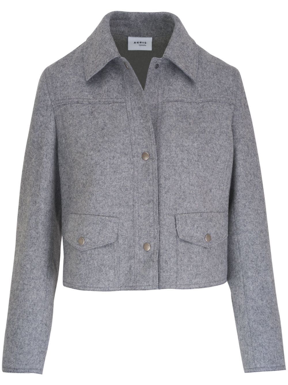 Akris Punto cropped jacket - Grey von Akris Punto