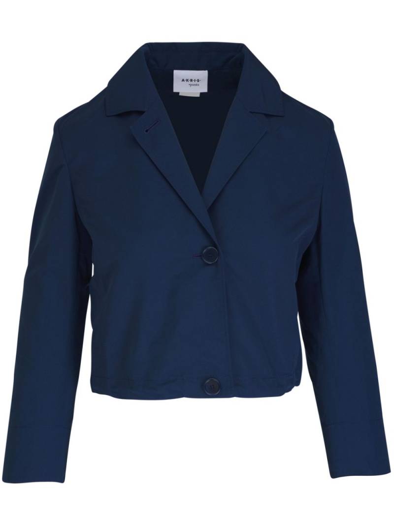 Akris Punto cropped tailored jacket - Blue von Akris Punto