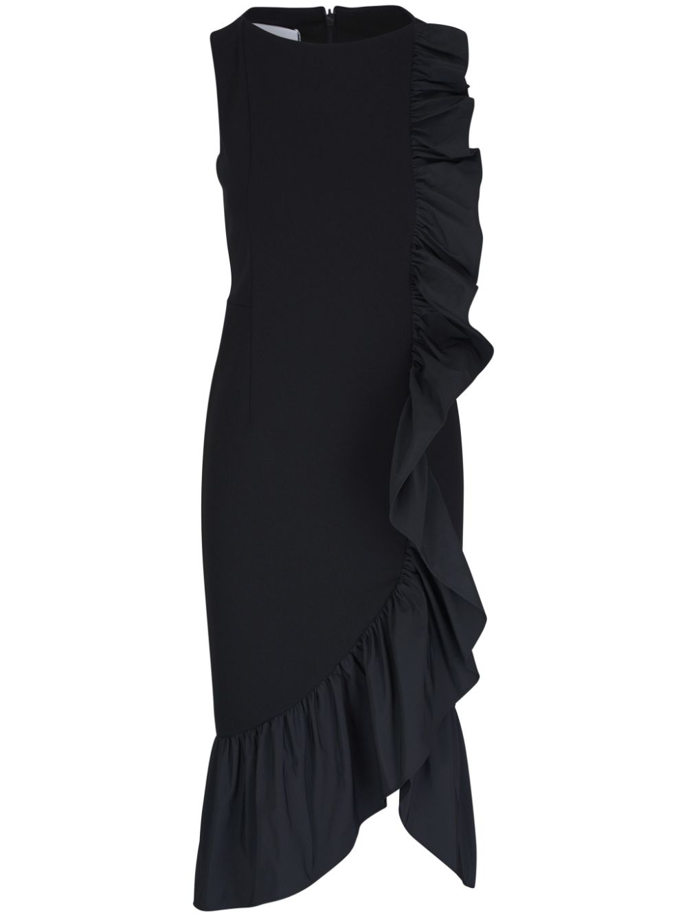 Akris Punto ruffle-detail midi dress - Black von Akris Punto