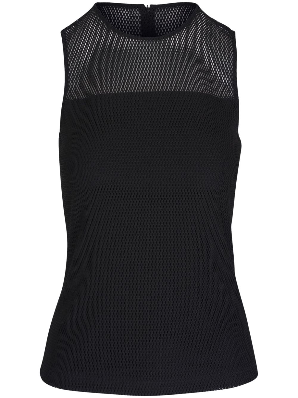 Akris Punto sleeveless mesh tank top - Black von Akris Punto