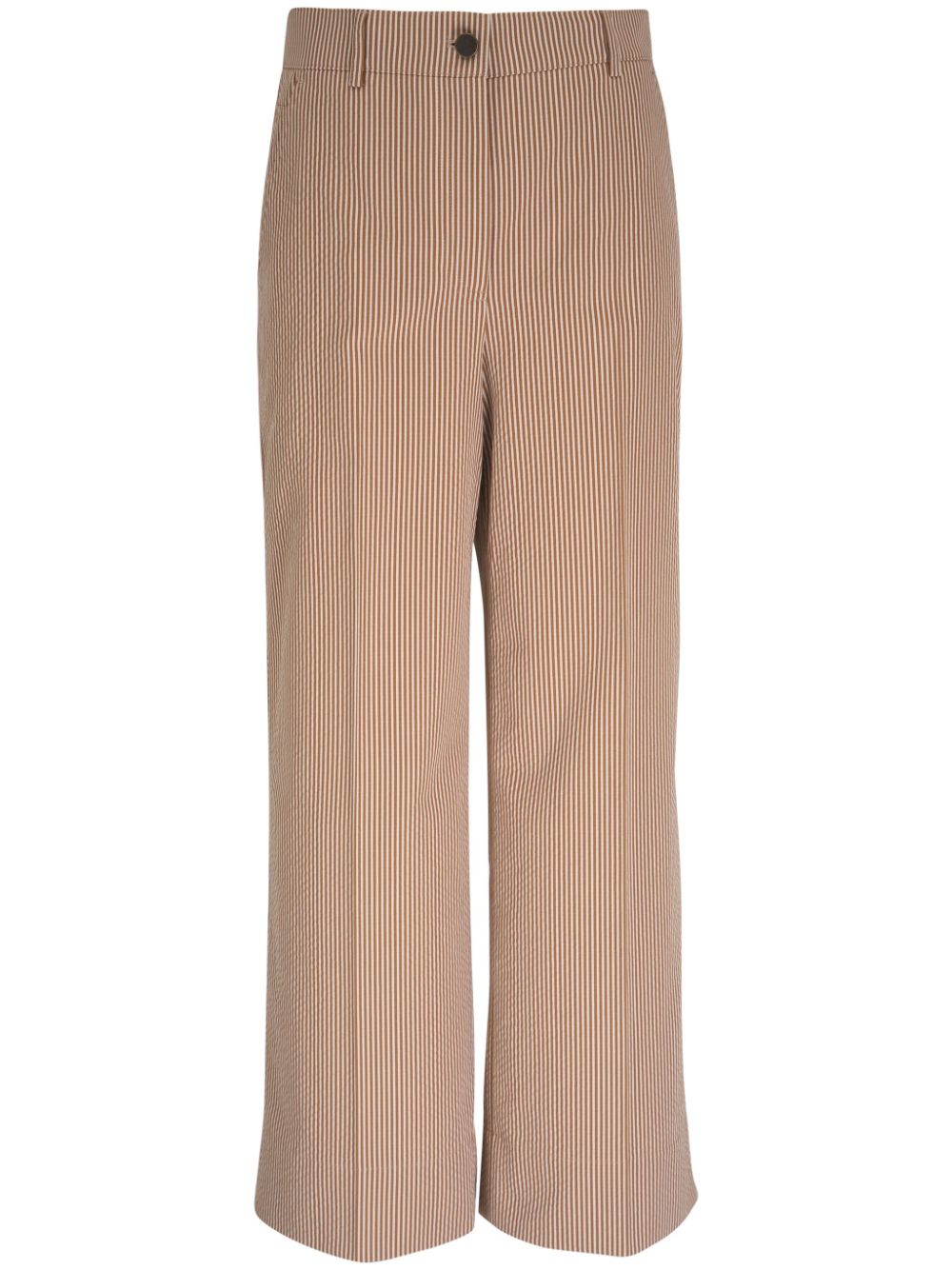 Akris Punto striped wide-leg trousers - Neutrals von Akris Punto