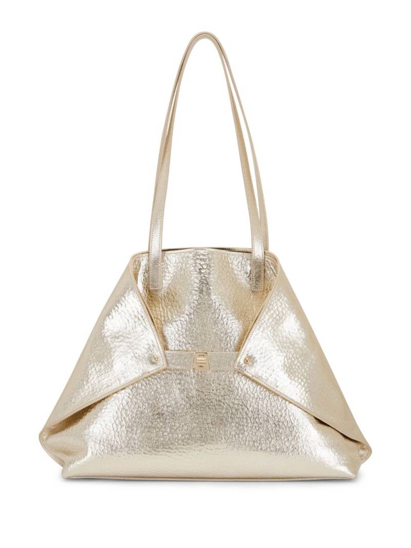 Akris Ai metallic shoulder bag - Gold von Akris