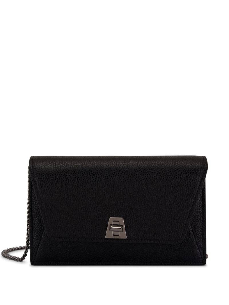 Akris Anouk leather clutch bag - Black von Akris