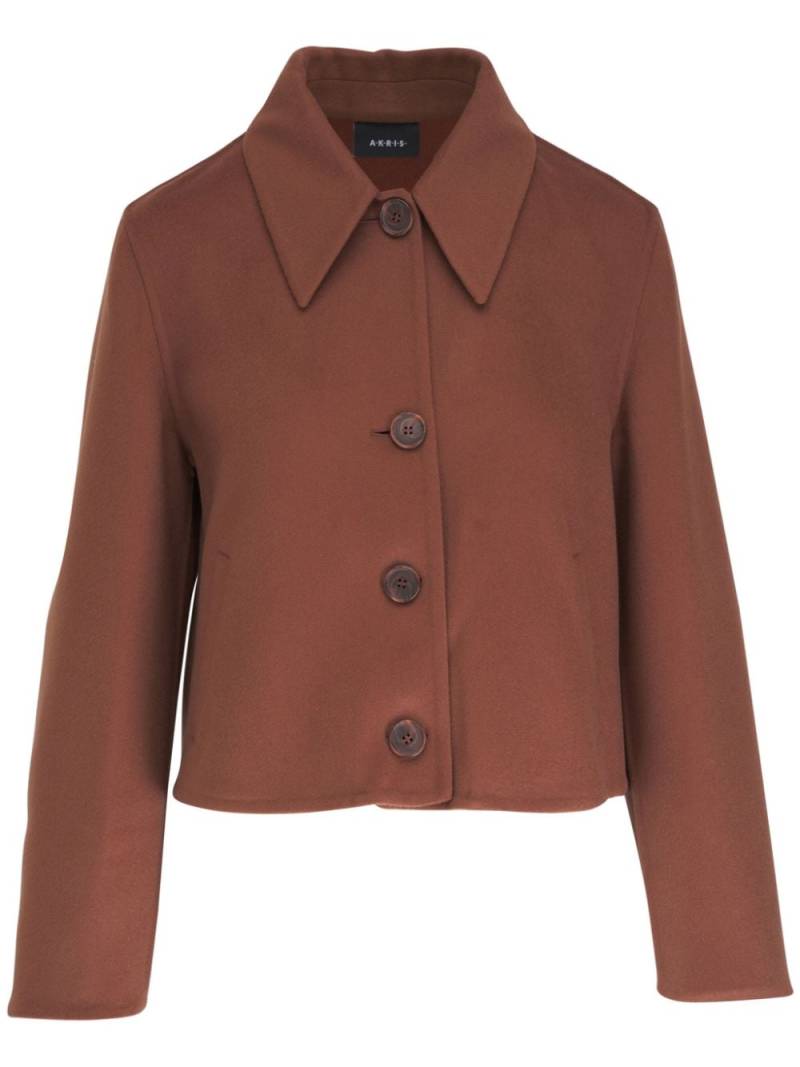 Akris cashmere jacket - Brown von Akris