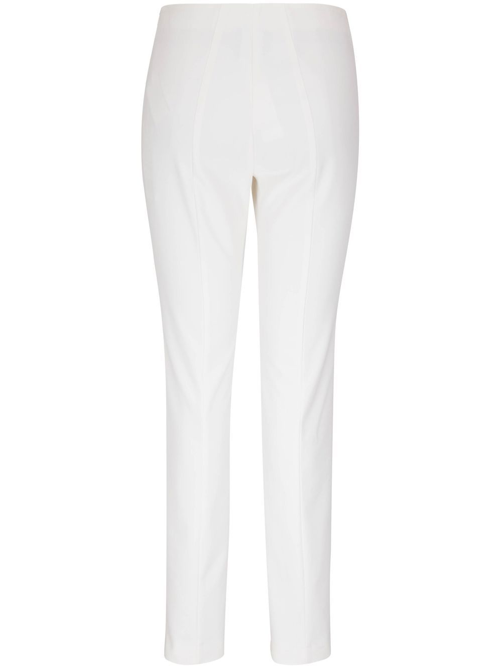 Akris exposed-seam slim-cut trousers - White von Akris