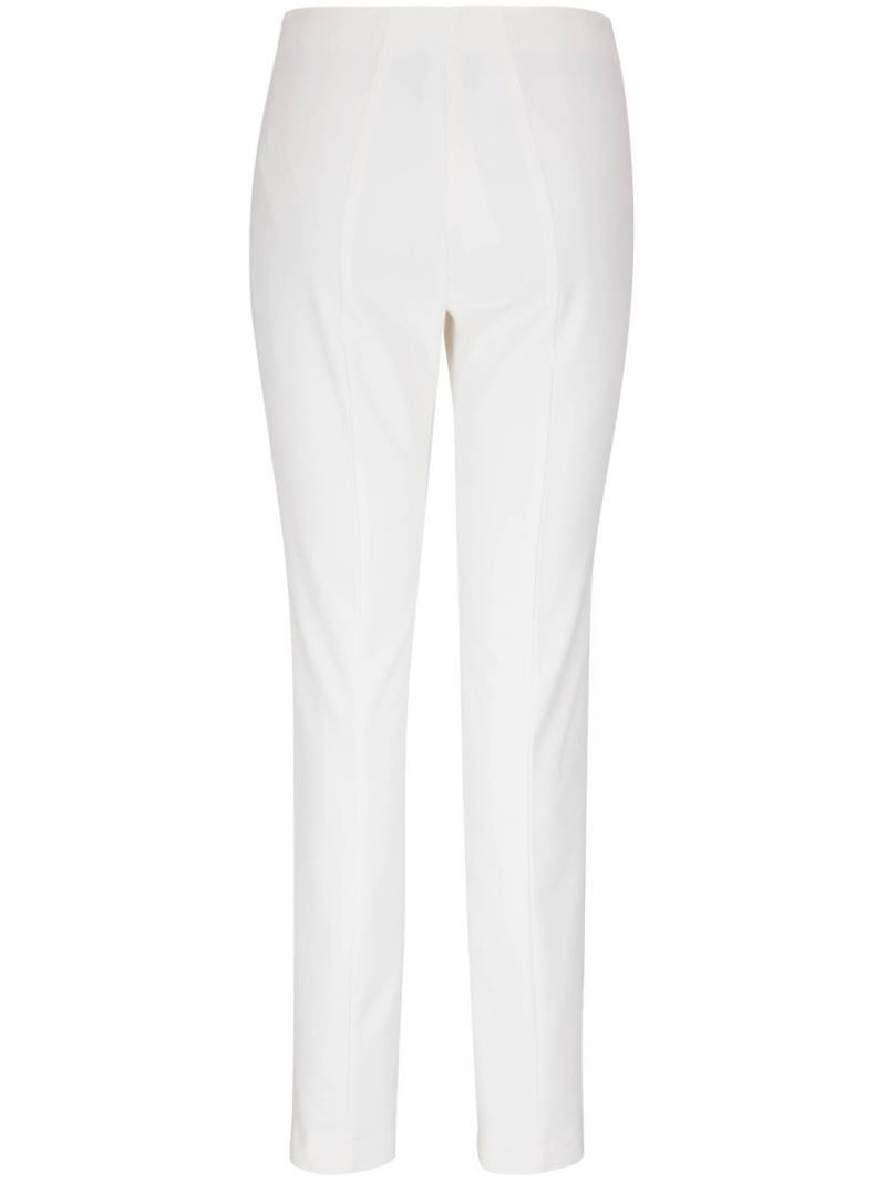 Akris exposed-seam slim-cut trousers - White von Akris