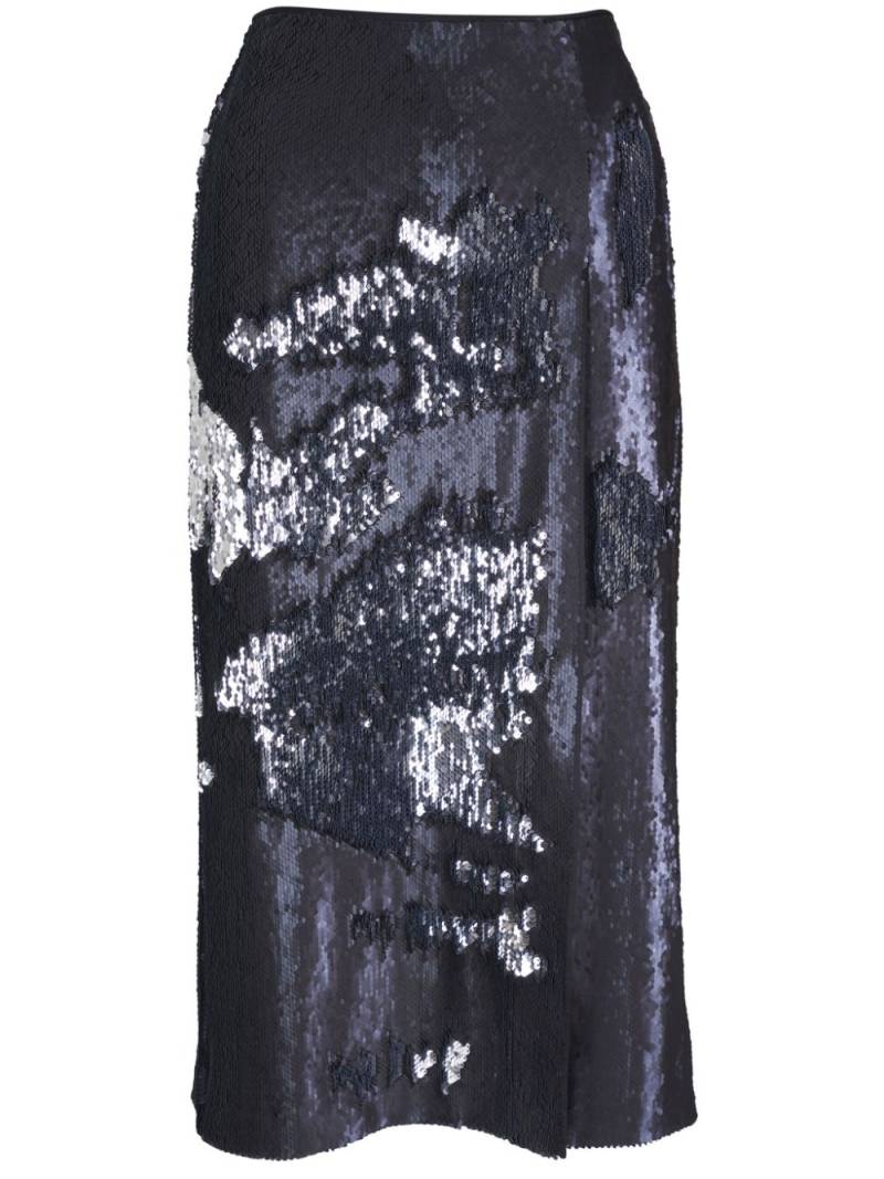 Akris sequinned jersey pencil skirt - Black von Akris