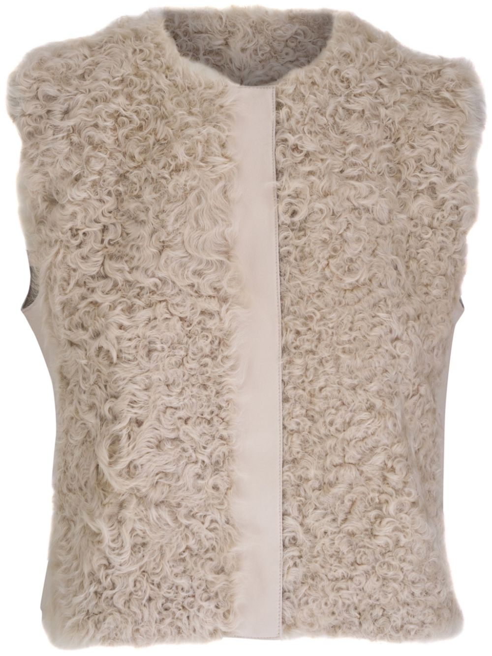 Akris shearling gilet - Neutrals von Akris