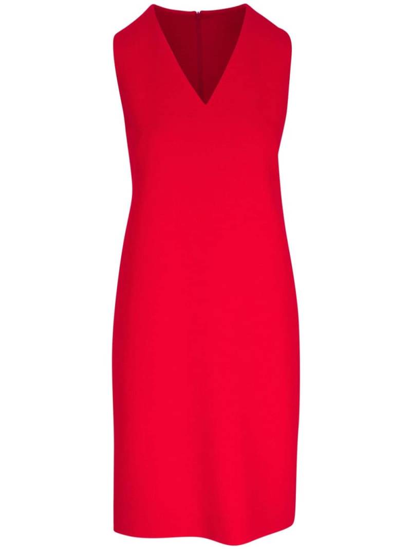 Akris v-neck sleeveless dress - Red von Akris