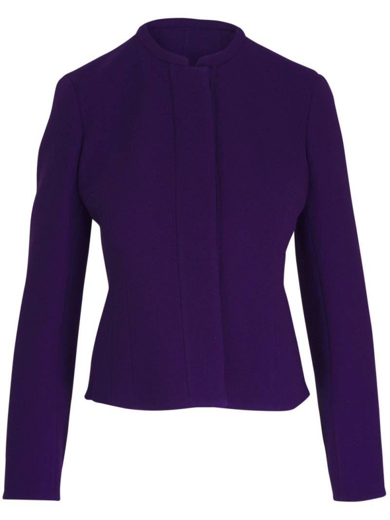 Akris virgin-wool jacket - Purple von Akris