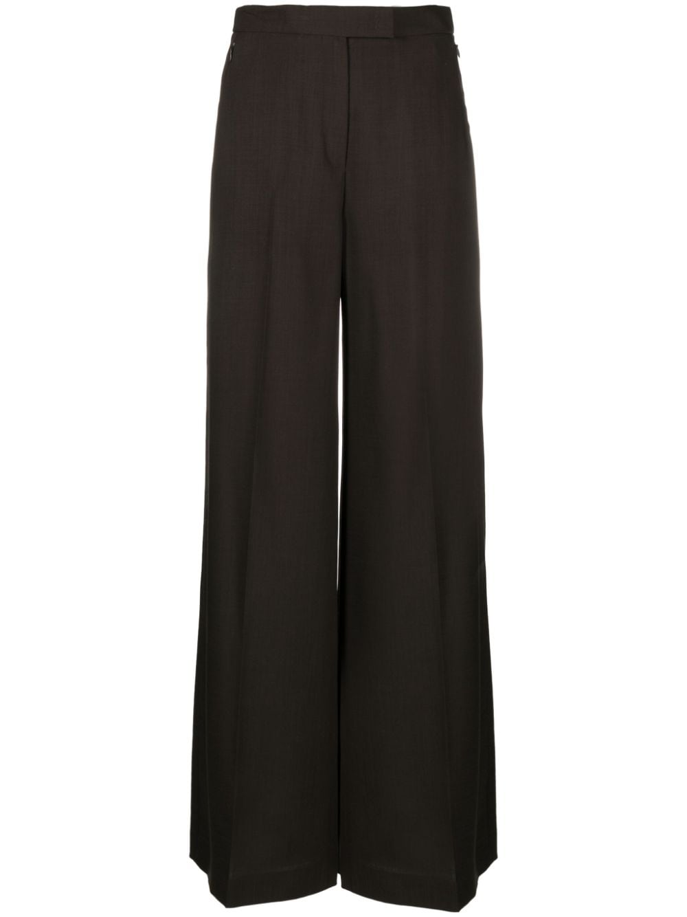 Akris wide-leg high-waist trousers - Brown von Akris