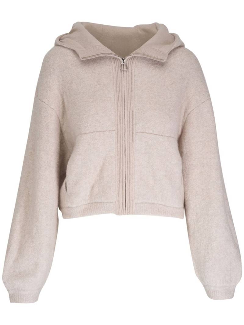 Akris zip-up hoodie - Neutrals von Akris