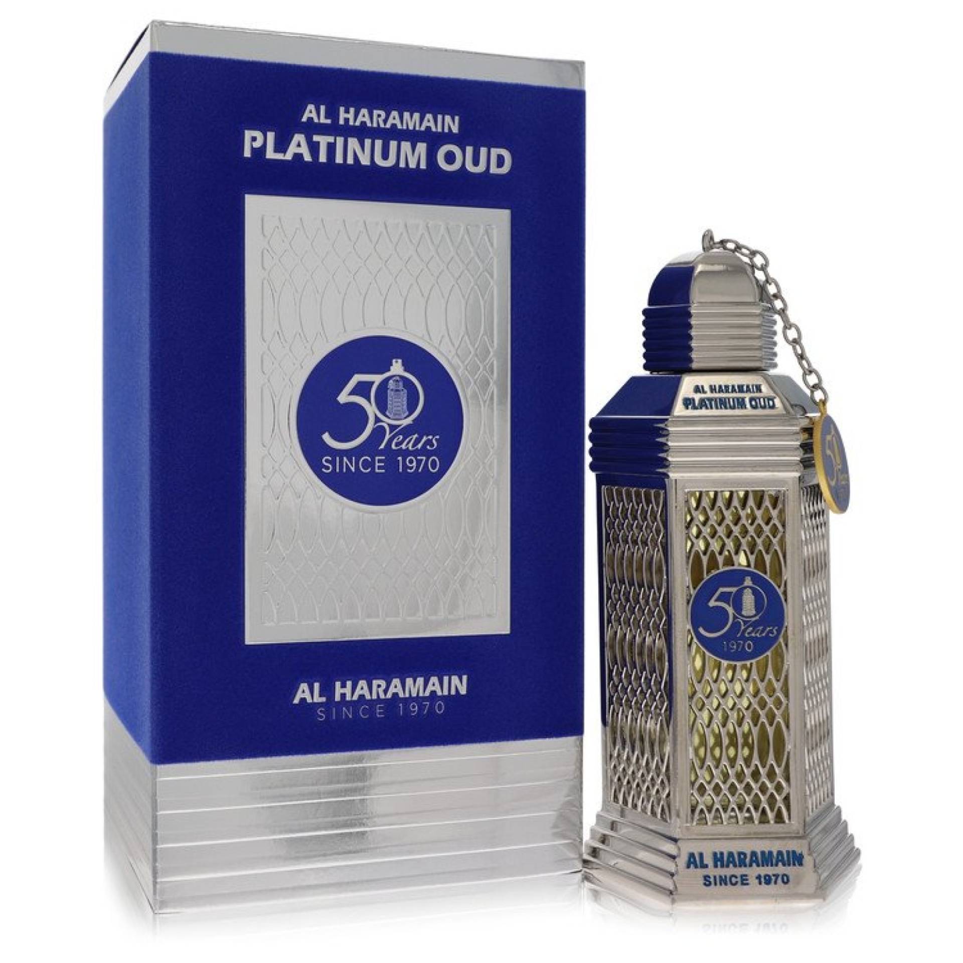 Al Haramain 50 Years Platinum Oud Eau De Parfum Spray (Unisex) 98 ml von Al Haramain