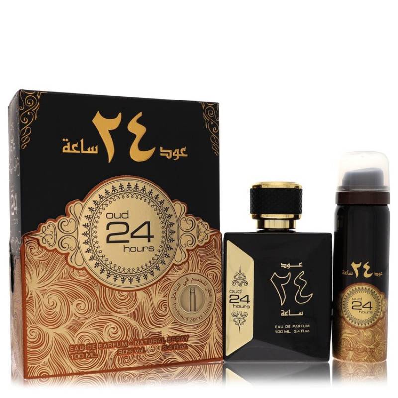 Al Zaafaran Ard  Oud 24 Hours Eau De Parfum Spray + 1.7oz Perfumed Spray (Unisex) 101 ml von Al Zaafaran