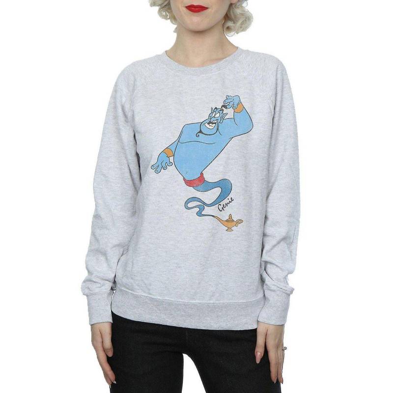 Classic Sweatshirt Damen Grau M von Aladdin