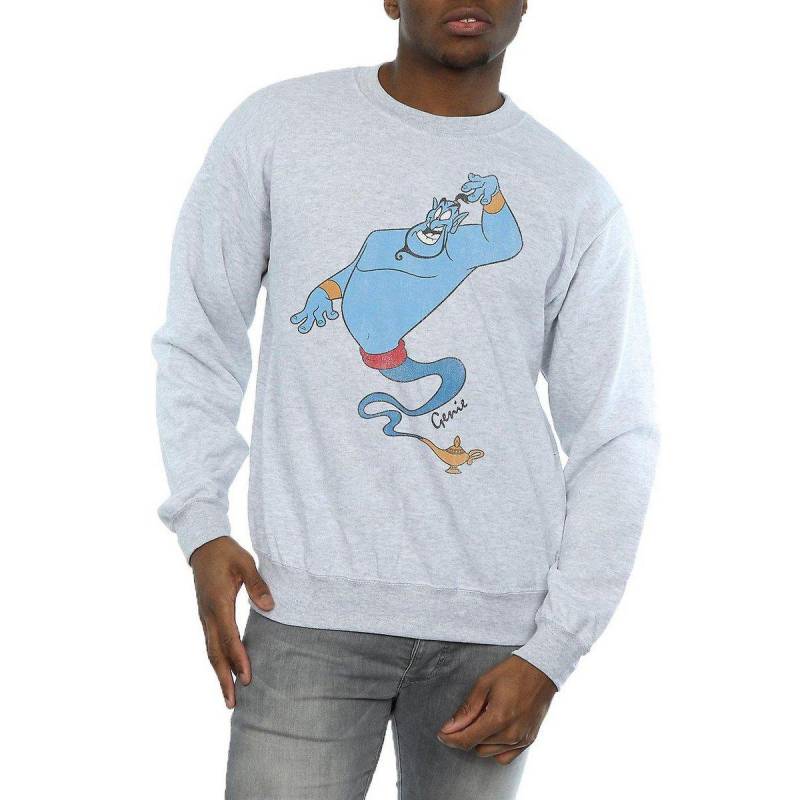 Classic Sweatshirt Herren Grau M von Aladdin