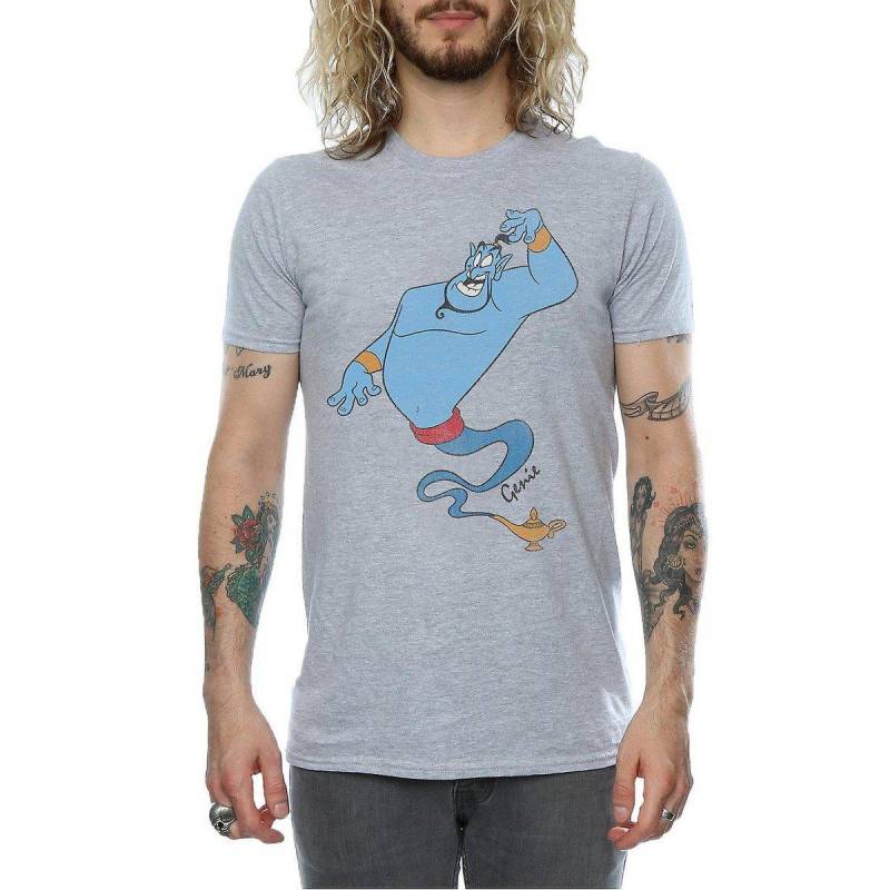 Aladdin - Classic TShirt, für Herren, Grau, Größe 3XL von Aladdin