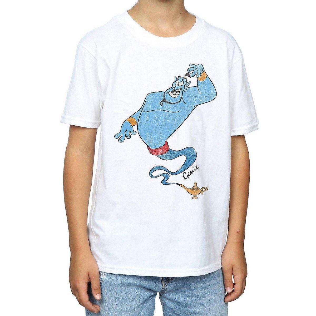 Classic Tshirt Jungen Weiss 128 von Aladdin