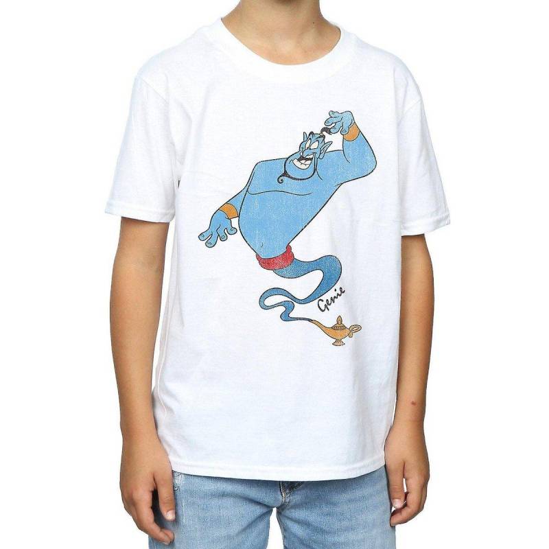 Classic Tshirt Jungen Weiss 140/146 von Aladdin