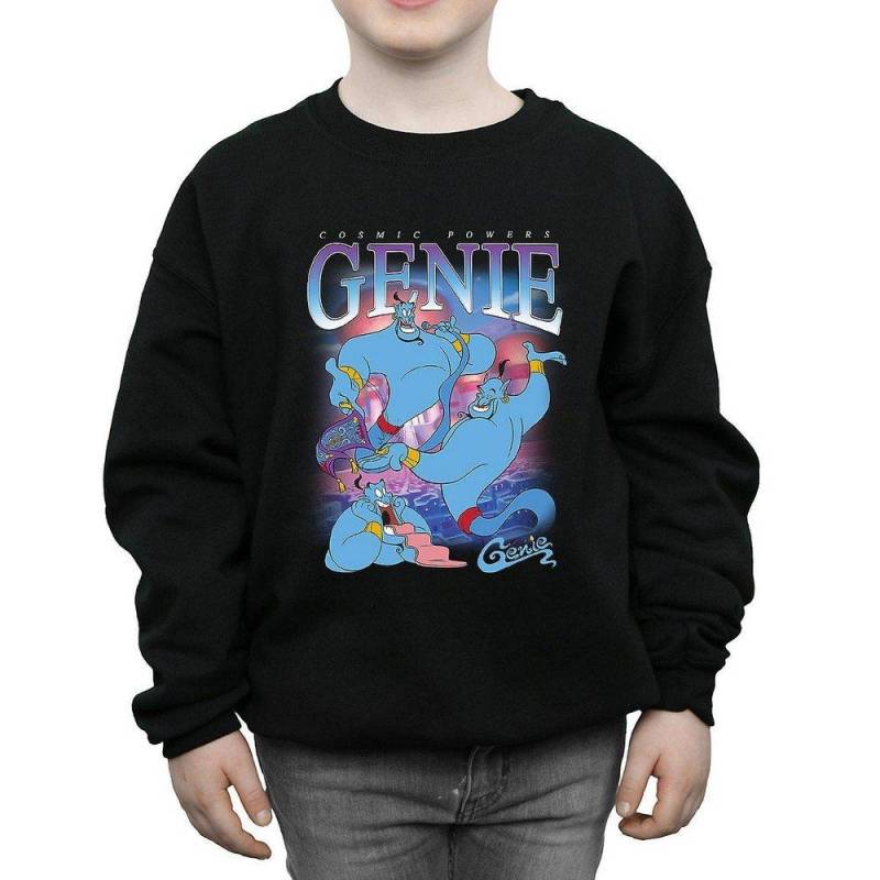 Sweatshirt Jungen Schwarz 116 von Aladdin