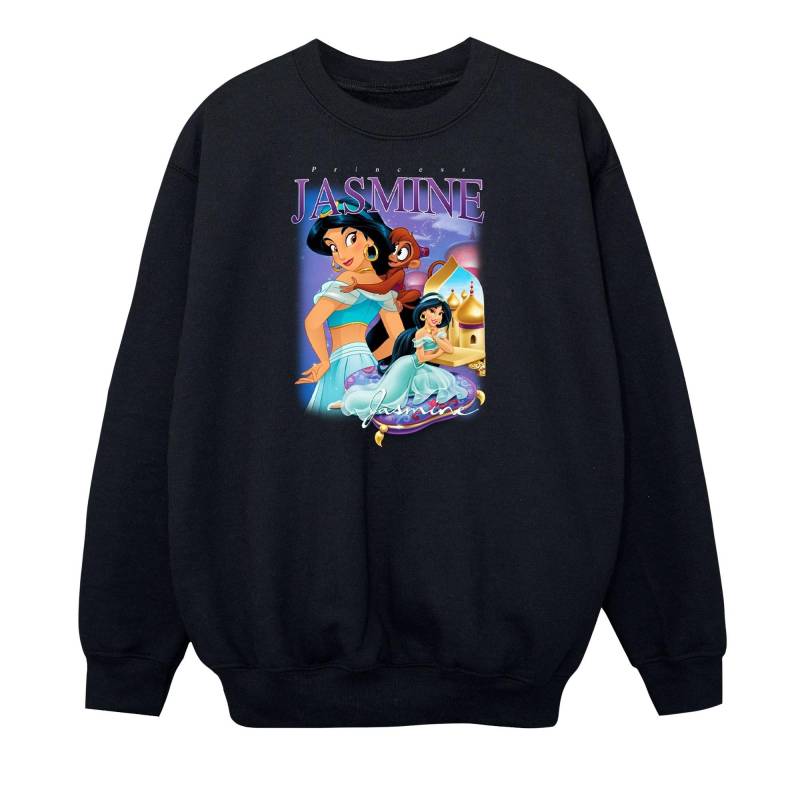 Sweatshirt Mädchen Schwarz 116 von Aladdin