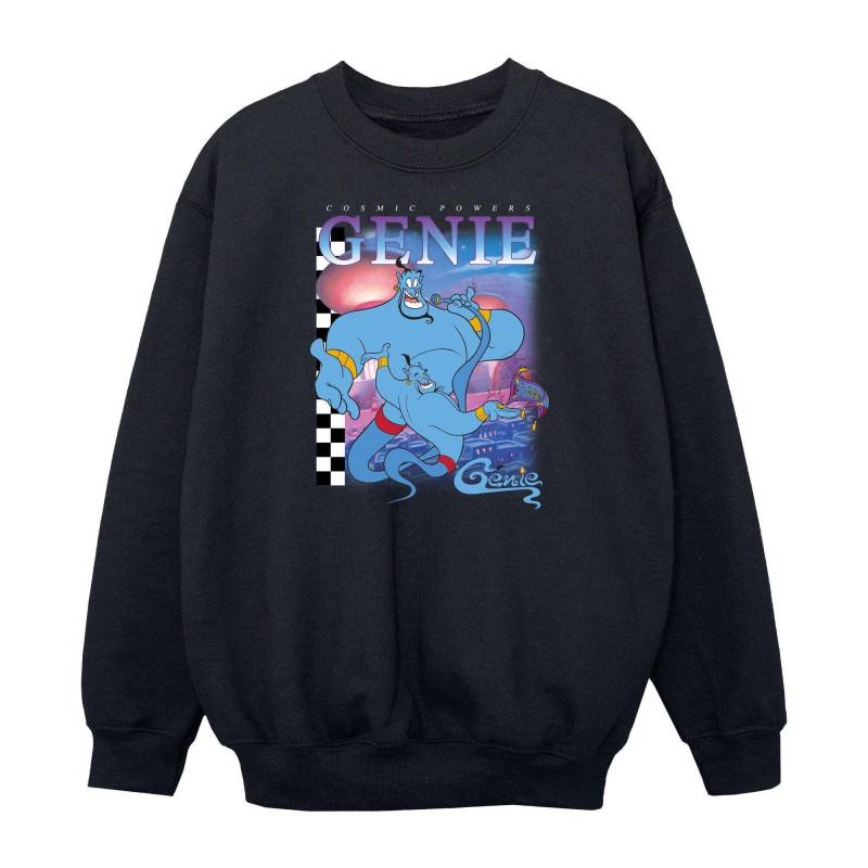 Sweatshirt Mädchen Schwarz 116 von Aladdin