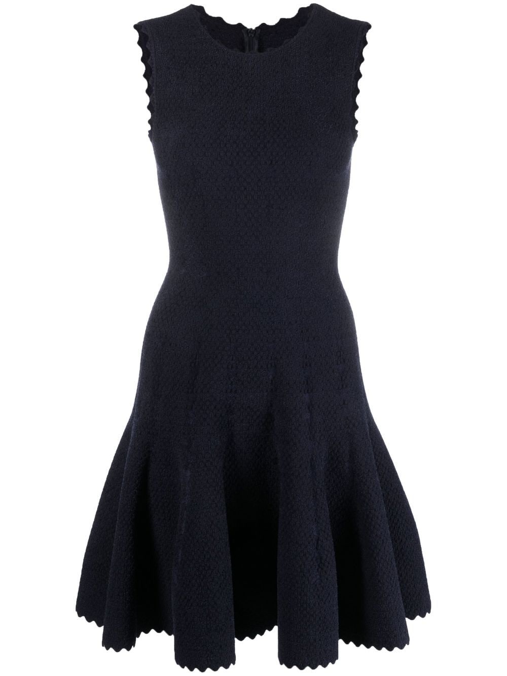 Alaïa Pre-Owned 2000s flared knitted dress - Blue von Alaïa Pre-Owned