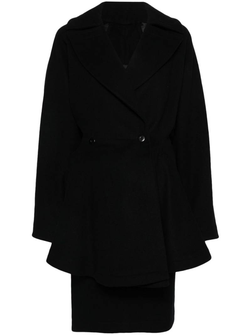 Alaïa Pre-Owned peplum-coat wool suit - Black von Alaïa Pre-Owned