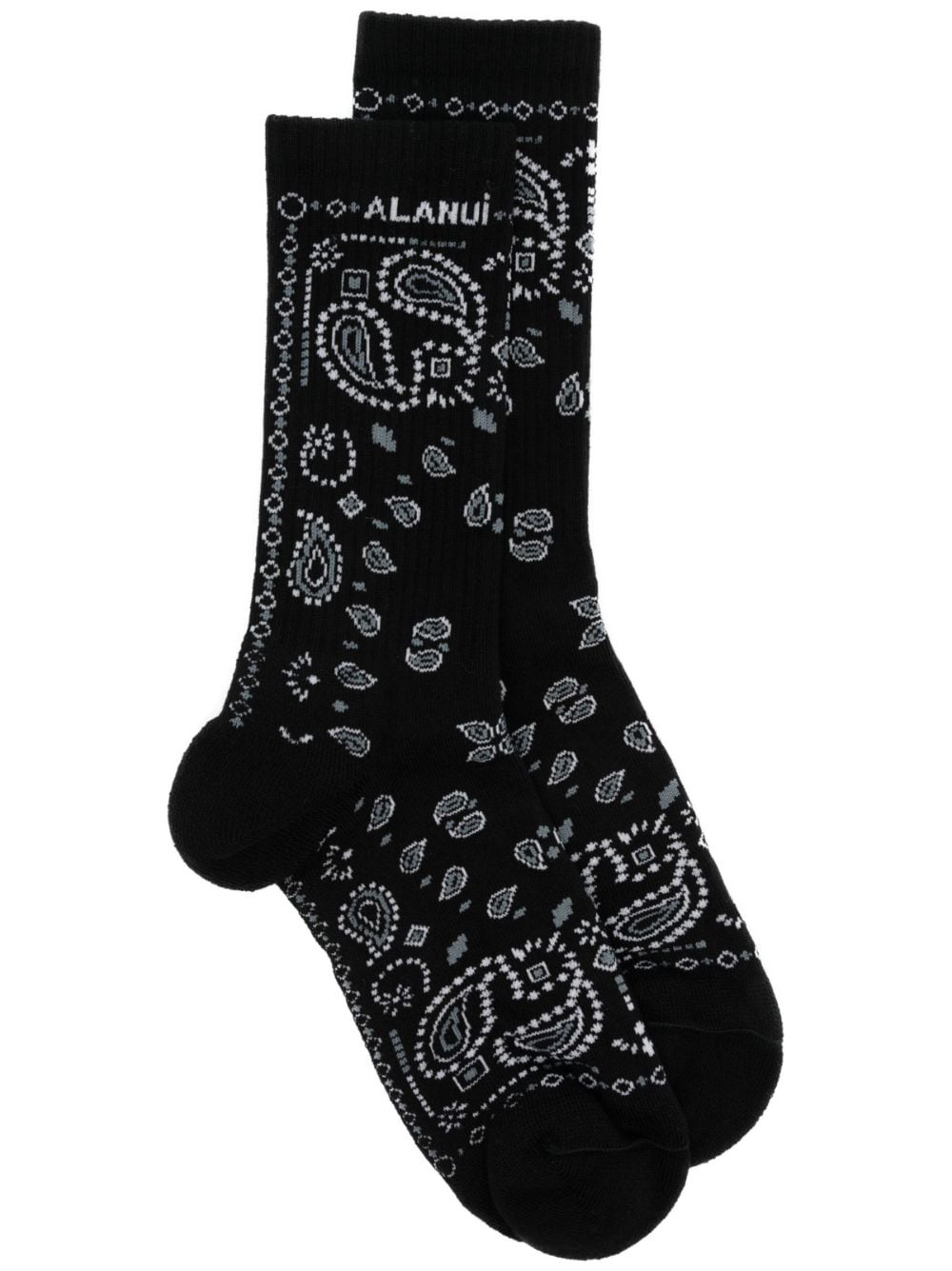 Alanui Bandana ankle socks - Black von Alanui