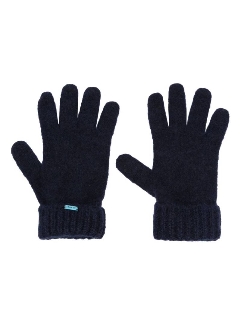 Alanui Finest cashmere-silk gloves - Blue von Alanui