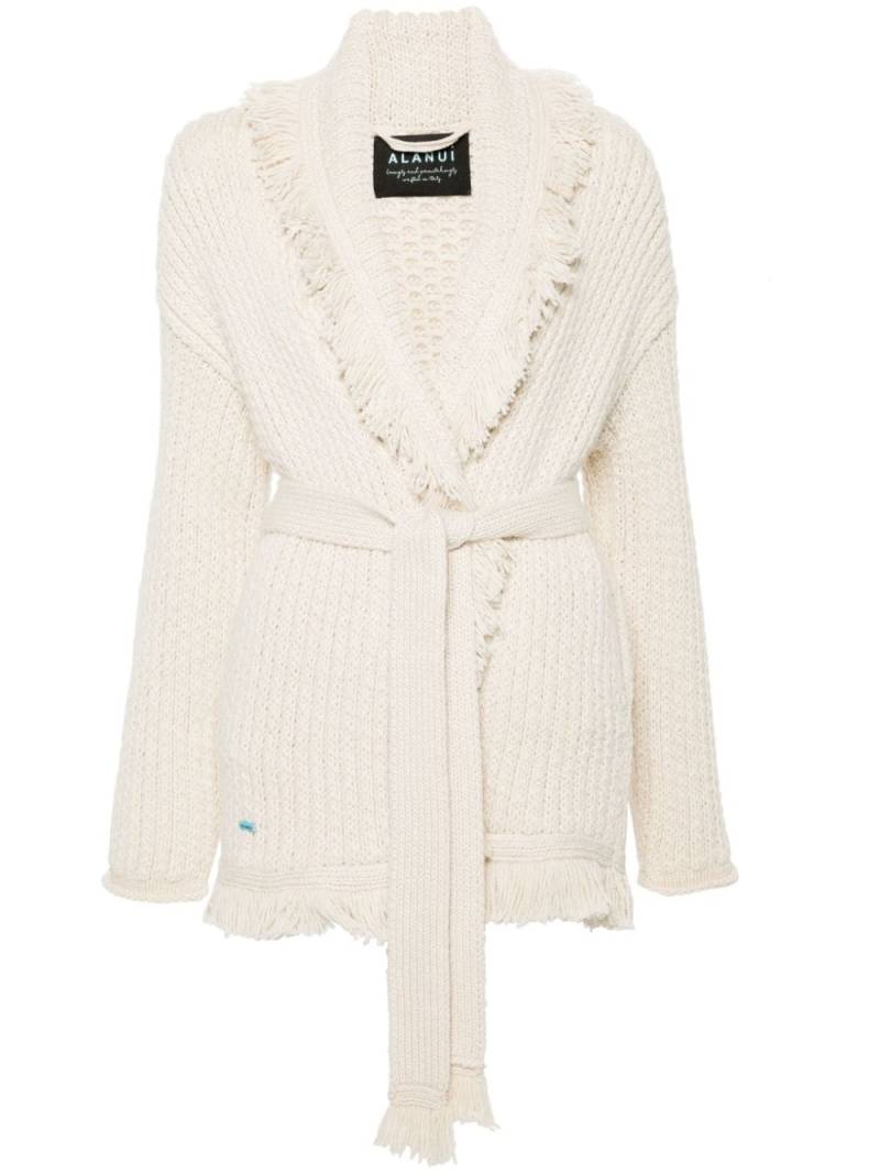 Alanui Finest fringe-edge cardigan - Neutrals von Alanui