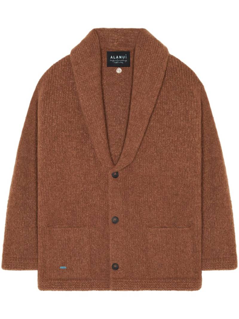 Alanui Finest ribbed cardigan - Brown von Alanui