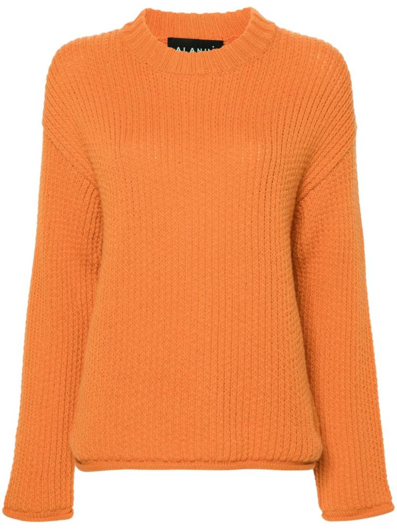 Alanui Finest ribbed-knit jumper - Orange von Alanui