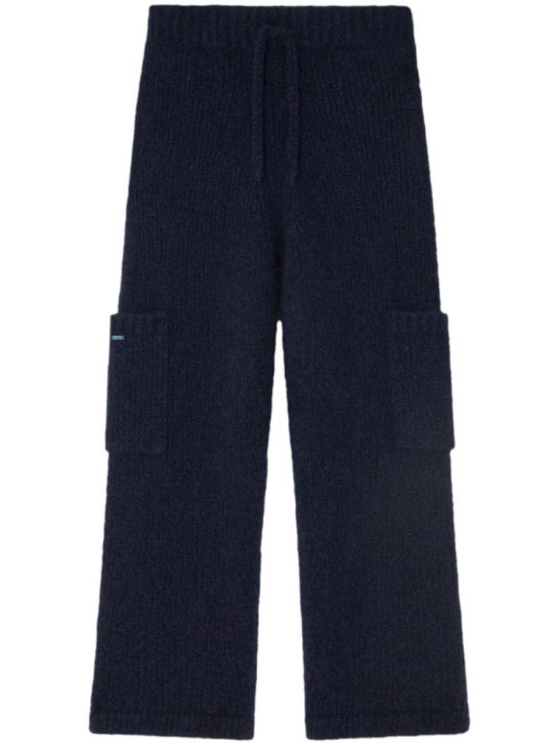 Alanui Finest ribbed trousers - Blue von Alanui