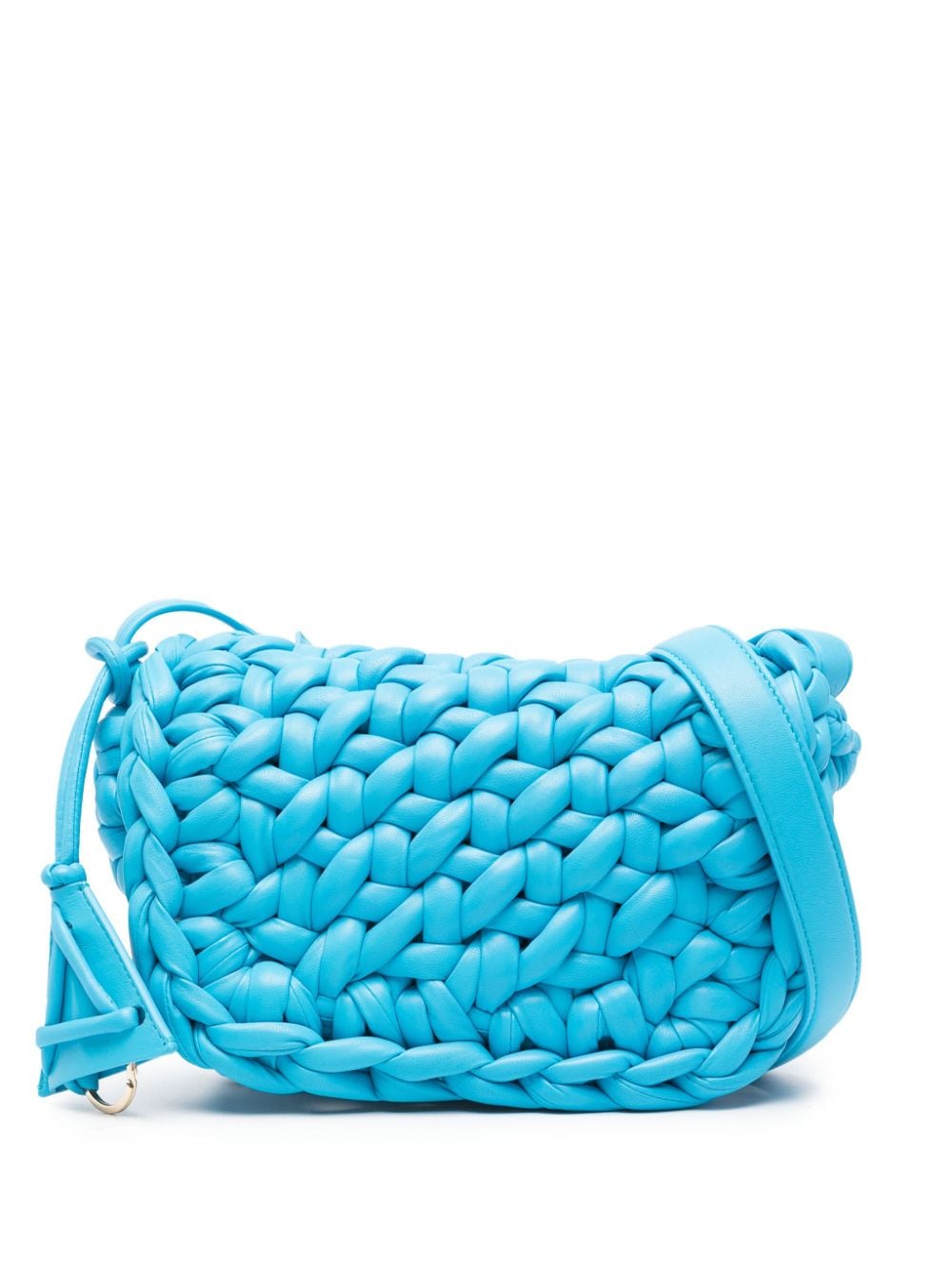 Alanui Icon interwoven crossbody bag - Blue von Alanui