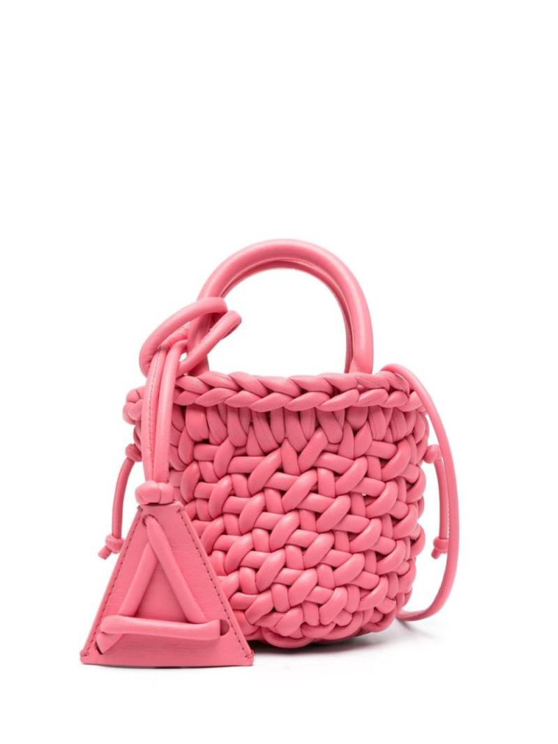 Alanui Icon woven mini tote bag - Pink von Alanui