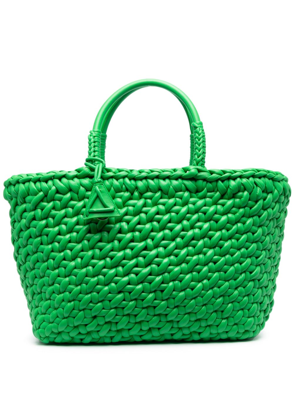 Alanui Icon leather tote bag - Green von Alanui