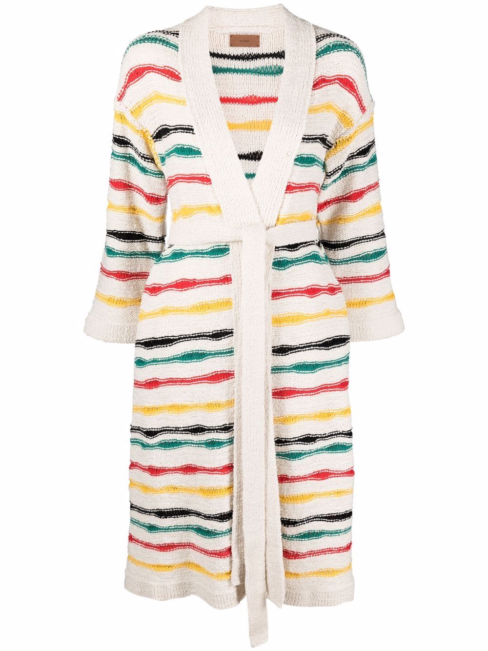 Alanui Island Waves belted cardigan - White von Alanui