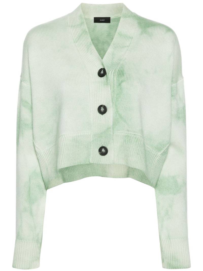 Alanui Magic Journey cropped cardigan - Green von Alanui