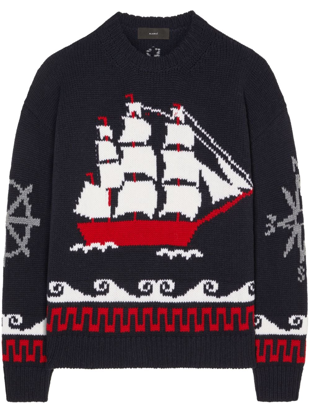 Alanui The Nautical knit jumper - Blue von Alanui