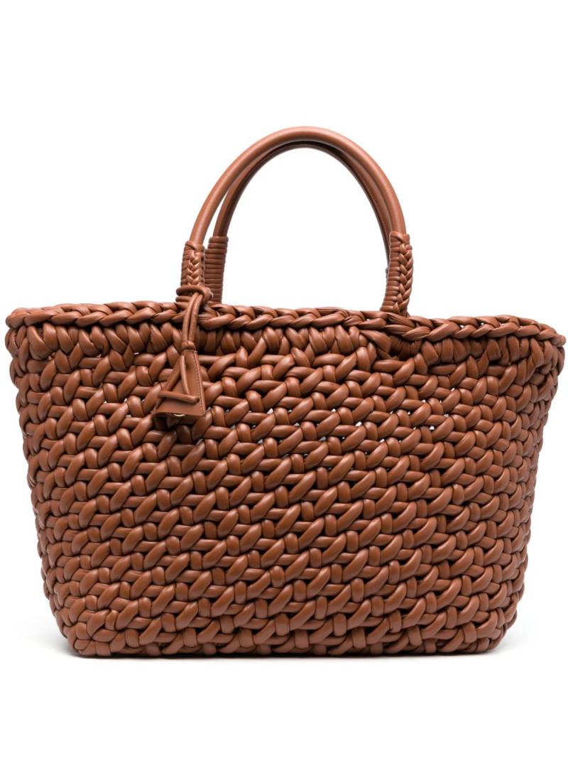 Alanui interwoven-design leather tote bag - Brown von Alanui