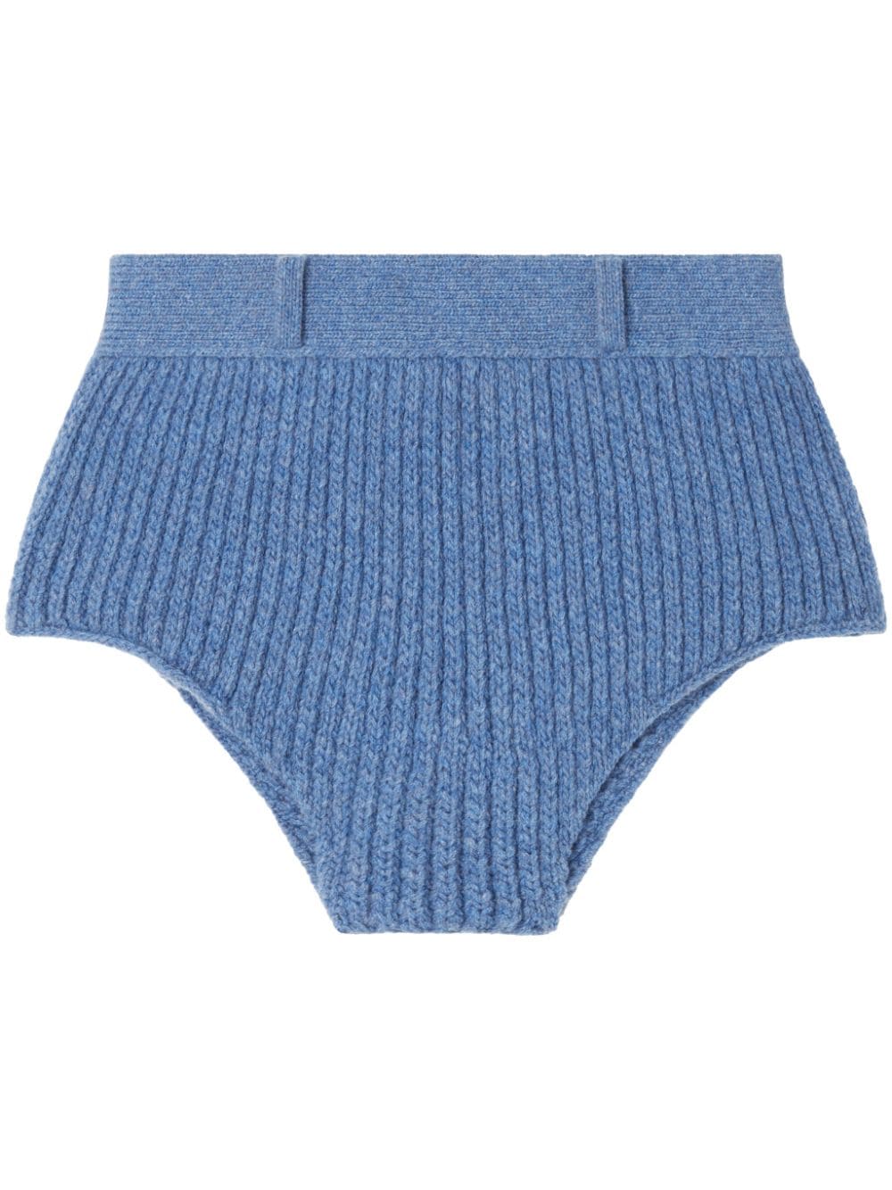Alanui knitted high-waisted shorts - Blue von Alanui