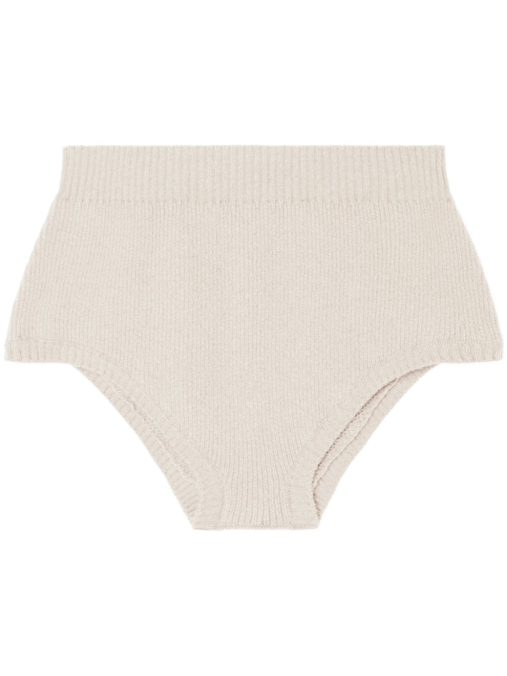 Alanui knitted high-waisted shorts - Neutrals von Alanui