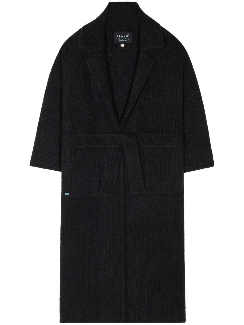 Alanui knitted robe coat - Black von Alanui