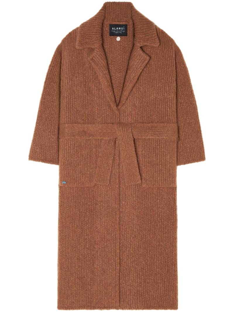 Alanui knitted robe coat - Brown von Alanui