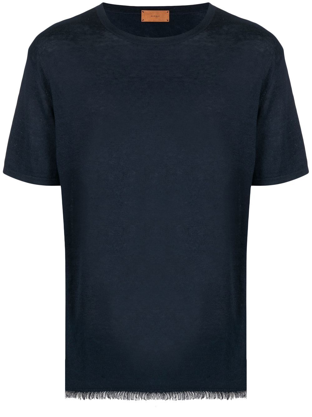 Alanui short sleeve linen T-shirt - Blue von Alanui