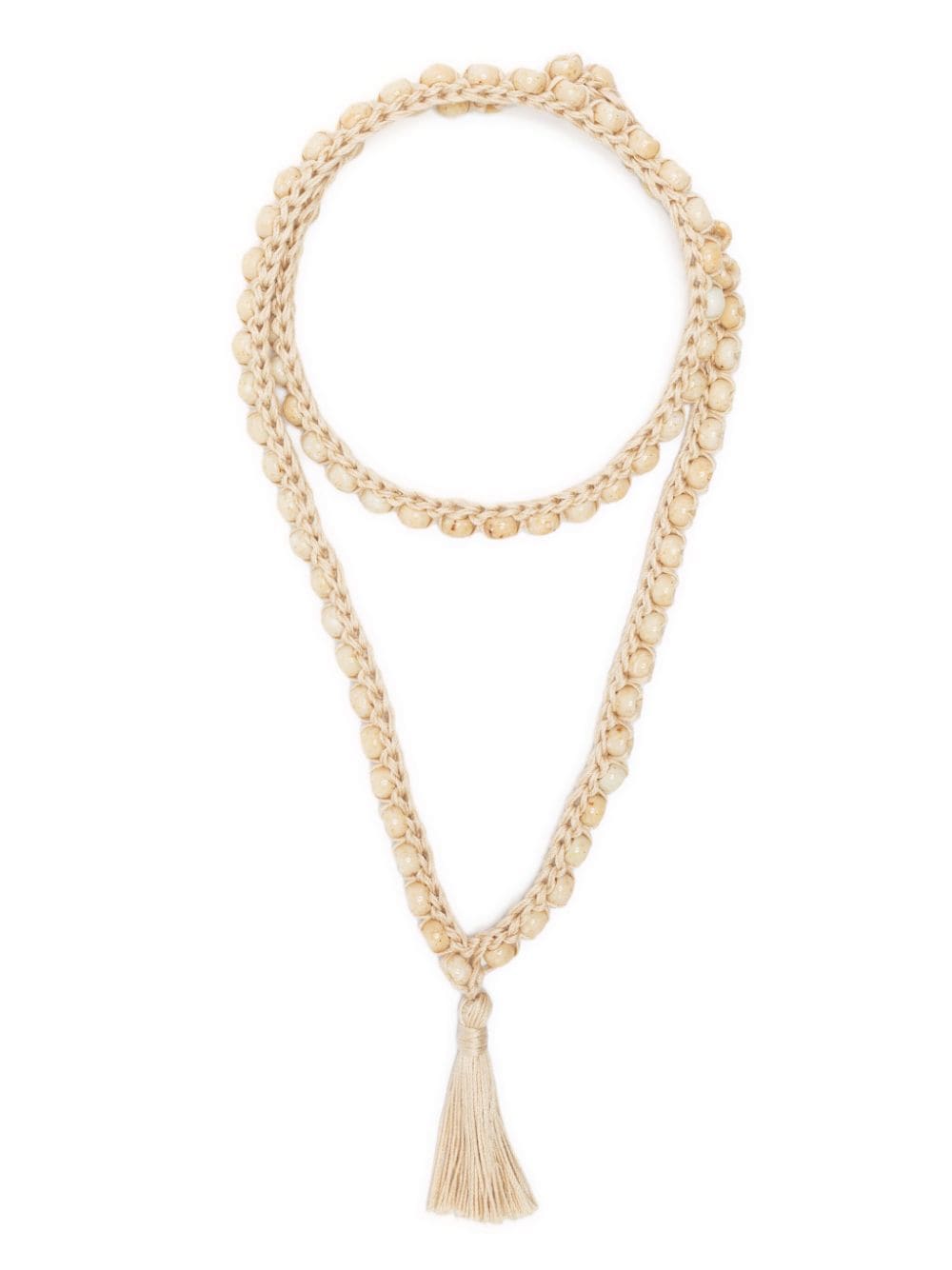 Alanui long crochet necklace - Neutrals von Alanui