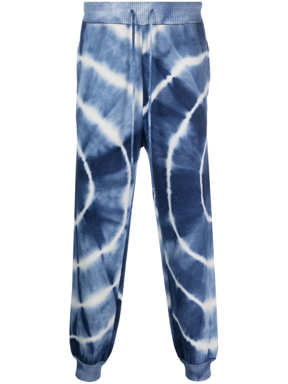 Alanui tie-dye pattern track pants - Blue von Alanui