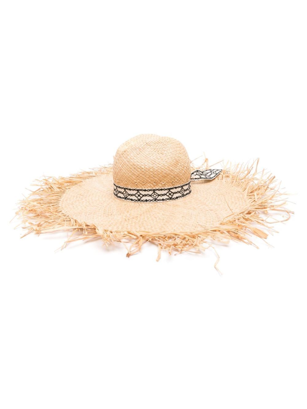 Alanui wide-brim raffia sun hat - Neutrals von Alanui